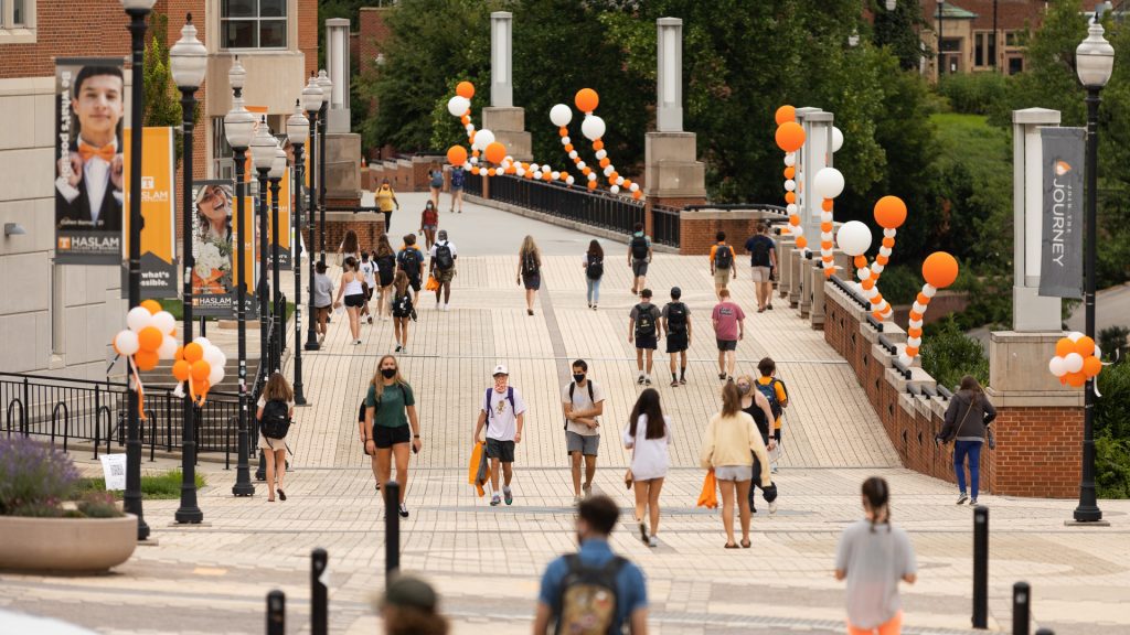 campus walkway